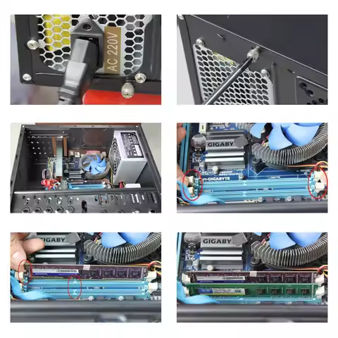 SCLS Xiede Desktop Pc Memory Ram Module Ddr 333 1Gb Pc-2700 Ddr1 184Pin Dimm 333Mhz X002