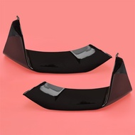 Pair Black Front Bumper Splitters Lip Fit for BMW F80 M3 F82 F83 M4 2015-2018