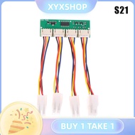 XYX 12V 4-Trong-1 Vuông 4Pin Fan Simulator Giả Lập Đặc Biệt Cho antminer S21 S19kpro T21 KS5 Ks5Pro 