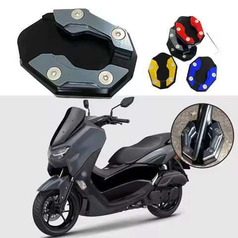 Motorcycle Accessories Side Stand Enlarge Plate Kickstand Extension 5 colors For YAMAHA NMAX155 NMAX