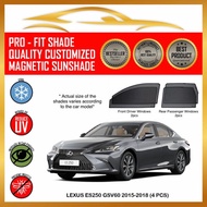 PRIME Sunshade Lexus ES250 GSV60 2015 - 2019 (4 pcs) Magnetic Custom Fit