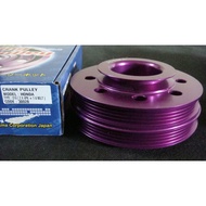 JASMA Honda civic SH4 EF  D15 & D16 crank pulley 4pk + 4pk + V belting