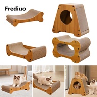[Lzdyqmy2] Corrugated Cat Scratcher Pad Thickened Base Furniture Protector Scratch Board Bed Lounger