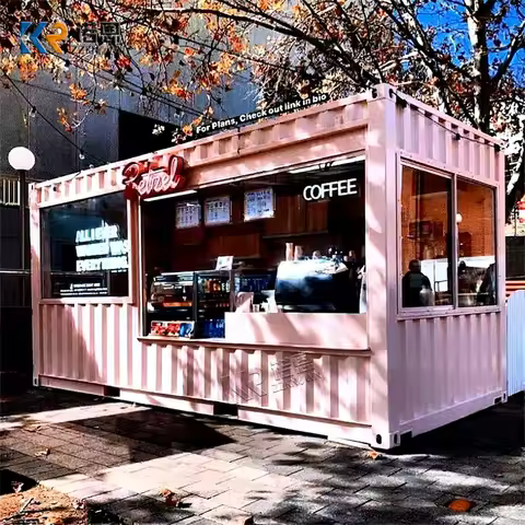 Customized Luxury Container Bar with Kitchen Mobile Food Trailer Restaurant Coffee Shop for Coffee P
