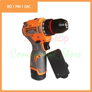 Máy Khoan Pin Đa Năng RONGSHENG 18V Đầu Kẹp 10mm Đầu Kéo Auto Lock Tốc Độ Điều Khiển Cơ Động