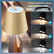 (XCTS) Wireless Bottle Lamp 3 Color Rechargeable Touch Dimming LED Wine Bottle Lights for Indoor Out