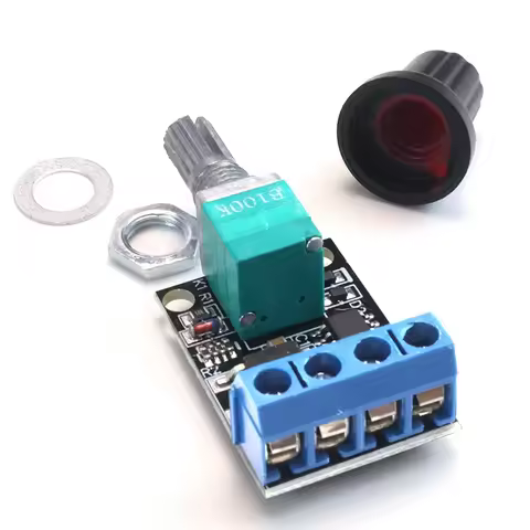 10A PWM Motor Speed Controller Stepless 5-16V Volt Reg Power Controller LED Dimmer Peltier Current L