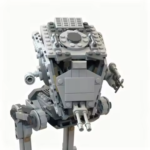586PCS MOC Space Battle At St Mod V2 Model DIY Creative Assembly Bricks Home Decor Display Birthday