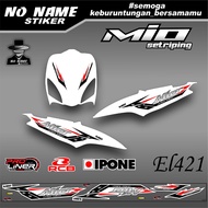 Mio 110 Sporty Striping Sticker (el421) 2008 2009 2010 2012 2013 mio karbu decal sticker