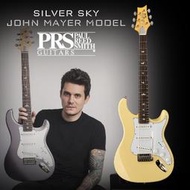 【又昇樂器】簽名款 PRS SE John Mayer Silver Sky Moon White 電吉他