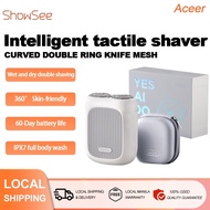 ShowSee Electric Shaver for Men F201 Sensor Electric Shaver Beard Trimmer Razor IPX7 Waterproof