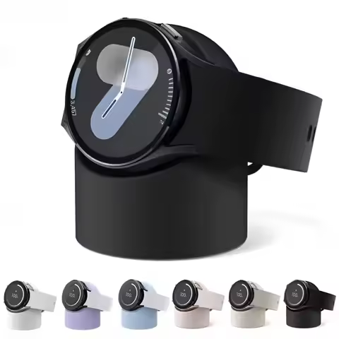 Charger Dock Holder For Samsung Galaxy Watch 5 Pro Charger Stand For Galaxy Watch 3 4 5 Charger Sili