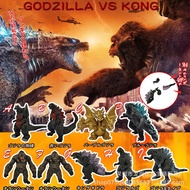 🦖พร้อมส่งในไทย โมเดลก็อตซิลล่า VS คิงคอง เซ็ท 9 ตัว งานซอฟท์ไวนิลรุ่นประกอบ ขยับจุดได้ Godzilla Figure