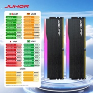 แรม JUHOR Memoria Ram DDR5 RGB 16GB 6000MHz 6400MHz สำหรับคอมพิวเตอร์ตั้งโต๊ะ PC5 ประสิทธิภาพสูง