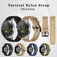 20 22mm taktik nilon tali untuk Amazfit Cheetah Pro/baki/pusingan Wristband GTR 4 3 Pro 2/Bip 5 47MM