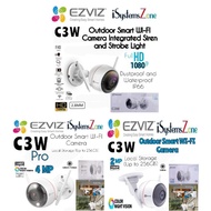 EZVIZ OUTDOOR SMART WI-FI CAMETA C3W FULL HD INTEGRATED SIREN AND STROBE LIGHT/COLOUR NIGHT VERSION 