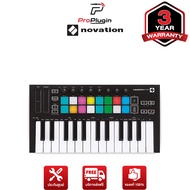 Novation Launchkey Mini MK3 มิดี้คีย์บอร์ดไบ้ คีย์บอร์ดไฟฟ้า คอนโทรลเลอร์ 25 Key 16 Performance Pads , 8 Knobs แบบ USB MIDI Keyboard Controller (ProPlugin)