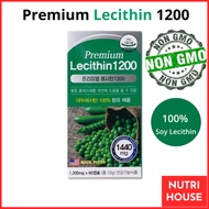 Premium Lecithin 1200 Lecithin Supplement 60 Capsules / Cholesterol Supplement