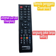 REMOTE REMOT LED JUNDA 801 COCOK DI CHANGHONG REALME SMART TV ANDROID - 803 LCD LED