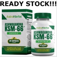 Ashwagandha KSM 66 Astraherbs 100% original Hq Ready Stock