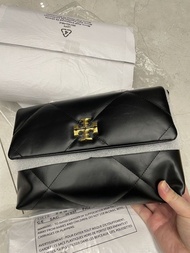Tory burch kira 客供牛皮菱格衍縫 雲朵包 雙鏈條單肩包斜挎包
