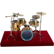 Miniature Jazz Drum Kit Model Mini Drum Cymbal Drum Set Adult Miniature Drum Kit