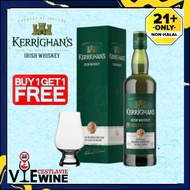 Kerrighan's Irish Whisky 700ml Duty Paid 100% Authentic (Ireland) With 1 Pcs Nosing Glass