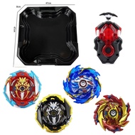 S3 Bey Burst 470 x 470 Black Competitive Sports Stadium 6 Pcs Set Spinning Tops Toys for Kids with 4