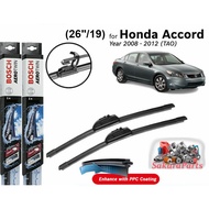 Bosch Aerotwin Retrofit U Hook Wiper Set for Honda Accord TAO 8th Gen (26"/19)