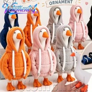 [Free Ship] Cartoon Hoodie Duck Desktop Figurine - Funny Hoodie Duck Figure Miniature - Creative Gif