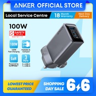Anker Prime Charger 100W Fast Charging GaNPrime USB C Charger Compact Foldable Laptop Charger A2688