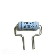 10PCS 3Watt Resistor - 68K Ohm 3W 5% Panasonic