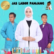 GoShop - Long-sleeved Laboratory Coat PPE Practical Coat
