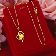 Emas 916 original lelong  chain jewellery gold plated indian jewellery pendant gold 916 original malaysia rantai leher viral   rantai emas korea kalung emas 916 rantai birthday gift for women emas korea cop 916 emas 916 original lelong