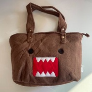 日本 どーもくん Domo君 多摩君 啡色棉布 側咩袋