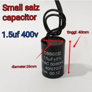 1.5uf 400v small saiz capacitor kapasitor 1.5uf 400v