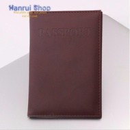 WorldMart bao da đựng passport hộ chiếu chất liệu chống thấm nước (Nâu)