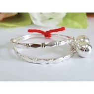 Silver Anklet 92.5% Size 2 Dimes Diamond Pattern