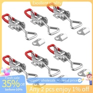 In stock-Pull Latch Clamp 6PCS Pull Action Latch Adjustable Toggle Clamp 150Kg 330Lbs Holding Capaci