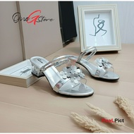 Girls' sandals with 2 heels, mica jewels, wl 777