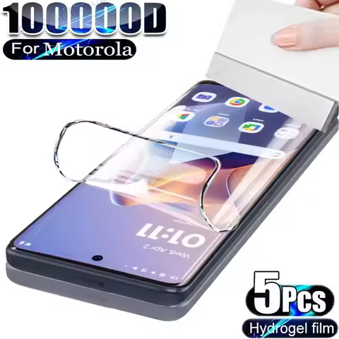 3-5Pcs Hydrogel Film For Motorola Moto Edge 60 Fusion Edge 50 40 30 Ultra Plus Moto G85 G84 G75 G55 