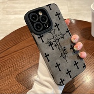 Suede Leather Cross Casing for OPPO A78 A96 A92 A9 A76 A53 A52 A31 A5 A3 Pro A15 A15s A12e Reno 15 1