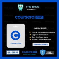 Official Coursera Plus Individual Upgrade Own Account