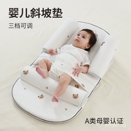 Anti-Spit-Up Slope Mat Baby Feeding Newborn Anti-Overflow Milk Baby Slope Pillow Lying Feeding Pillo