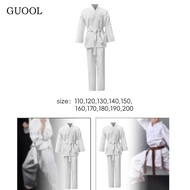 GUOOL Karate Uniform Versatile Costume Elastic Waistband Karate suits Set Karate Gi for Sparring Com