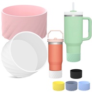 Silicone Boot Base Protector for Stanley Quencher Adventure 40oz & IceFlow 20oz 30oz Water Bottle Ac
