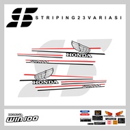 PUTIH Striping HONDA WIN BASIC WHITE VARIATION 01