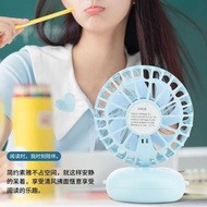 新款迷你便攜懶人宿舍折疊風扇手持活動禮品f3隨身掛脖usb小風扇