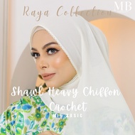 [SHAWL CROCHET ADULT] Shawl Heavy Chiffon Crochet Exclusive - Mom And Kids Edition By Min Basic
