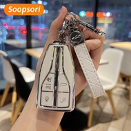 Soopsori TPU Car Key Case For FAW Hongqi H5 2021 2022 2023 Hongqi H5 Auto Remote Key Case Cover Inte